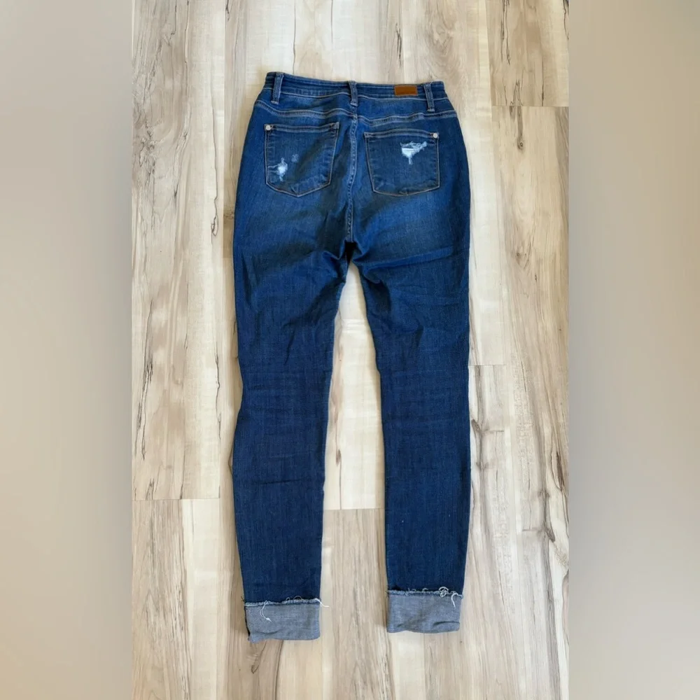 Judy Blue Button Fly Skinny Jeans - Picture 4 of 4
